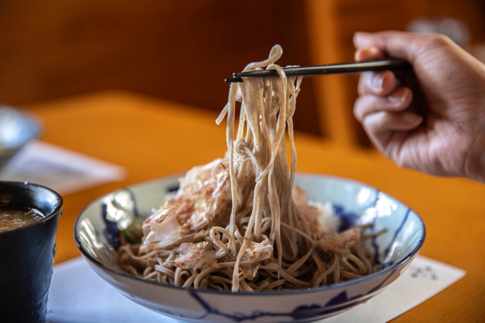 福井県の在来 種のそば粉を100％使用したお蕎麦が食べられる貴重なお店。