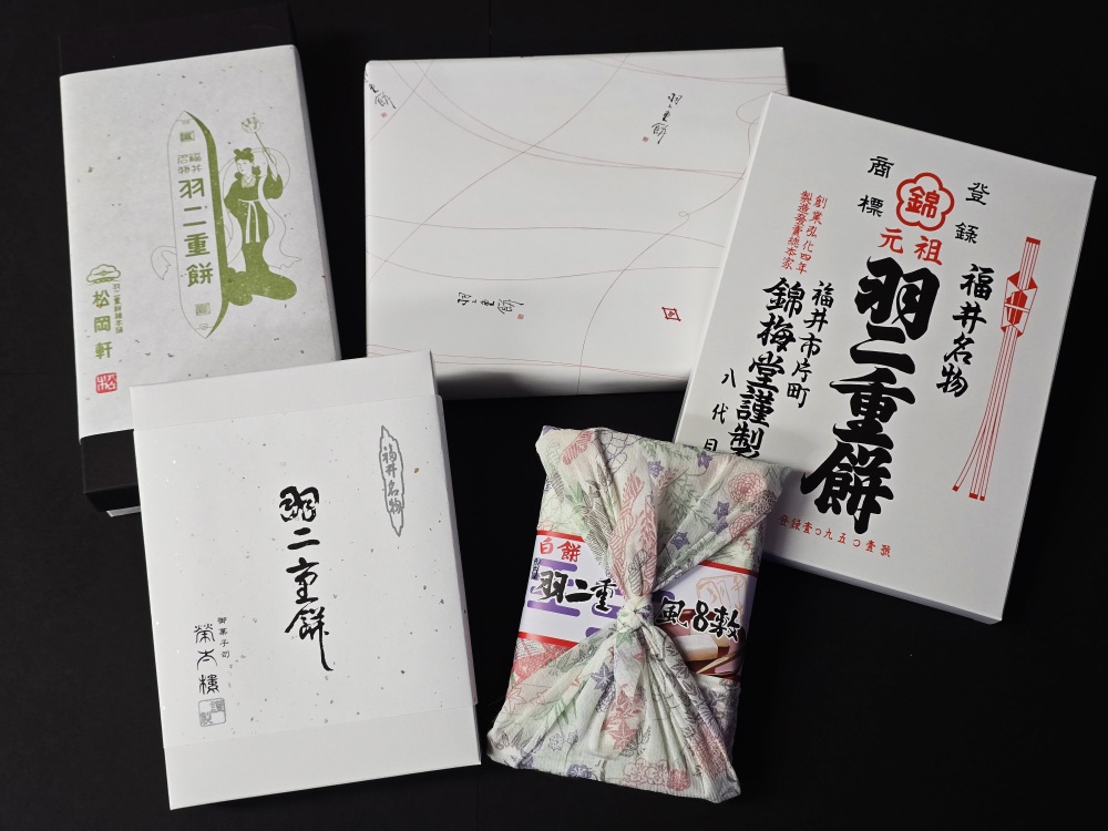 福井銘菓「羽二重餅」5種食べ比べ!福井駅でお土産に買える定番の「白」を徹底検証