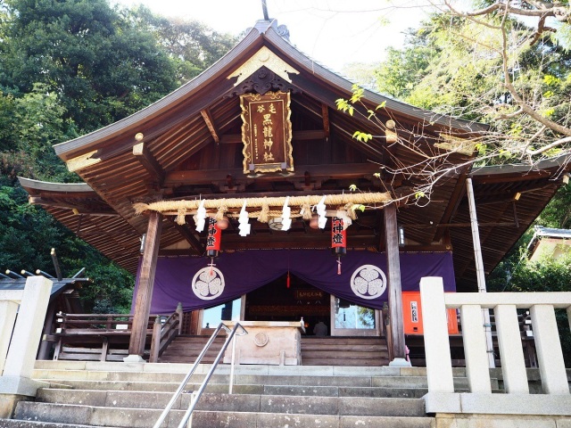 足羽山公園周辺の観光スポット②毛谷黒龍神社