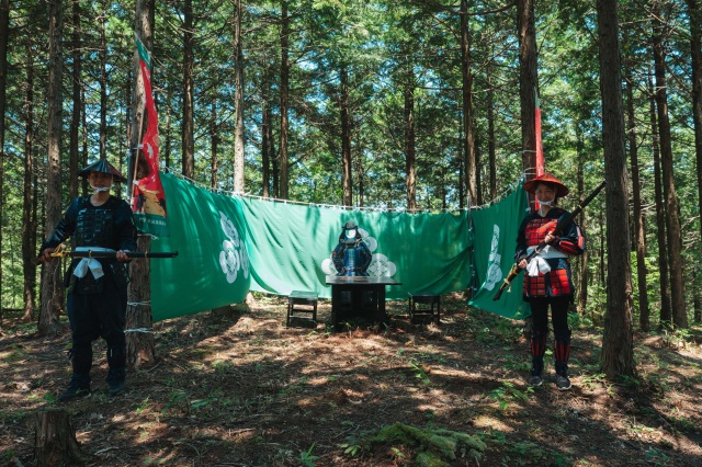【火縄銃(エアガン)射撃体験付き】森に潜む城・神宮寺城 戦…