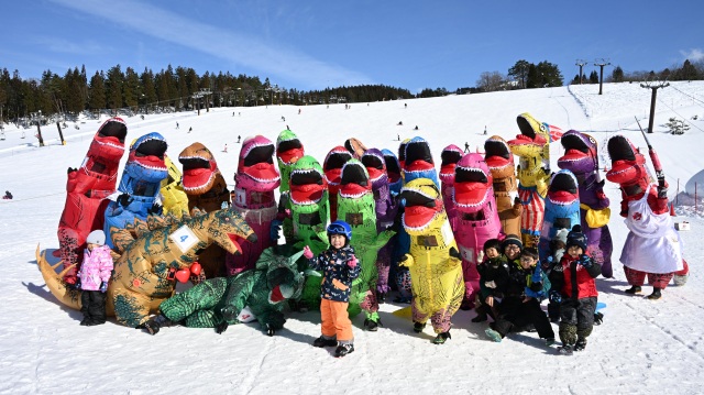 ティラノサウルスレース in スキージャム勝山 2025冬